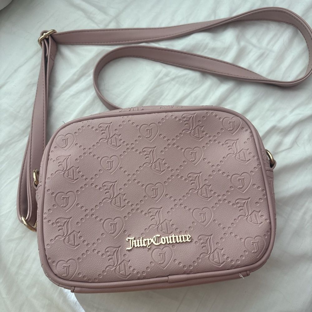 Juicy Couture Blush Embossed Crossbody Bag